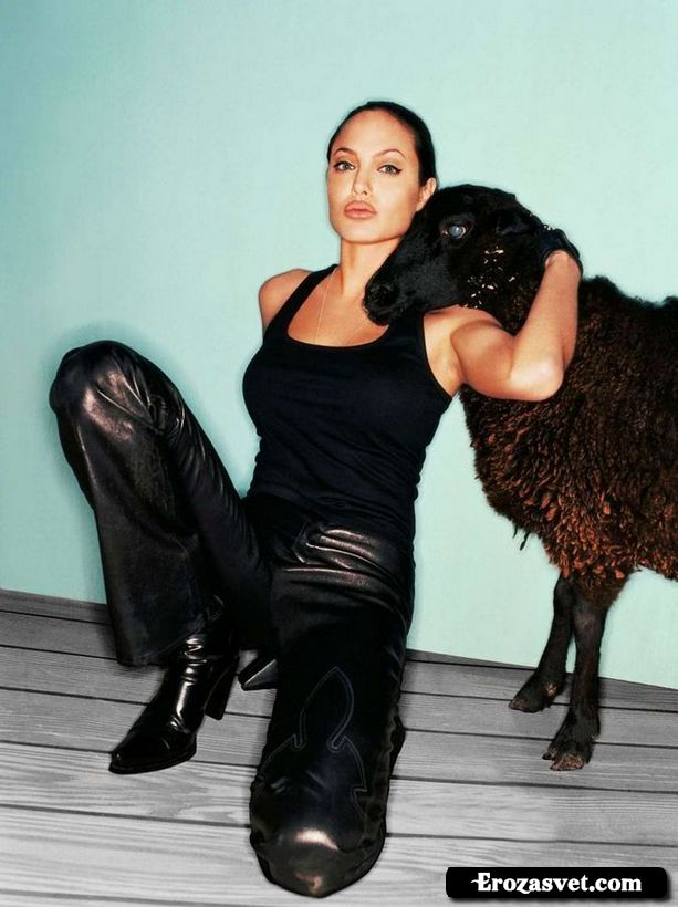 Голая Angelina Jolie на эро фото
