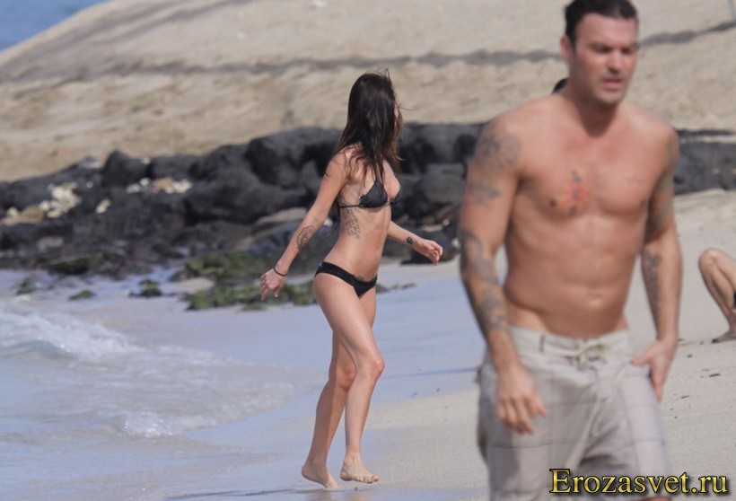 Меган Фокс (Megan Fox) эро засветы в бикини на Гавайях
