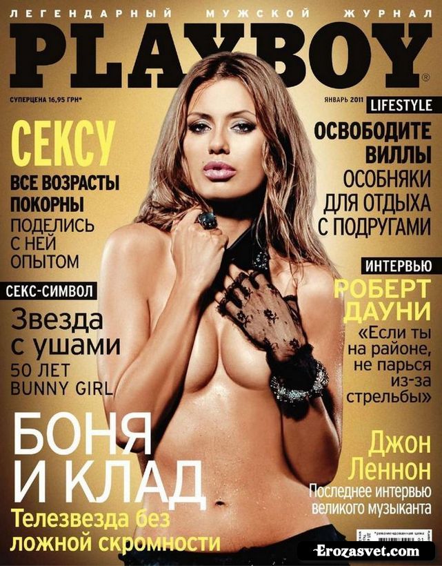 Виктория Боня (Viktoriya Bonya) на эро фото для журнала Playboy (Январь 2011)