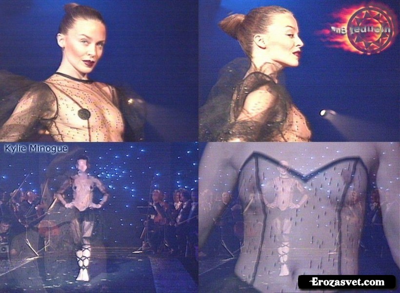 Голая попа груди Minogue Kylie эро фото