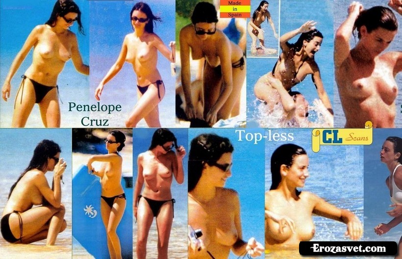 Cruz Penelope (Пенелопа Круз) голышом на интим картинках
