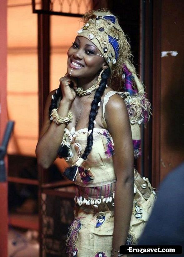 Jennifer Ondo Mouchita - Самые красивые Габона Girl (9 фото)
