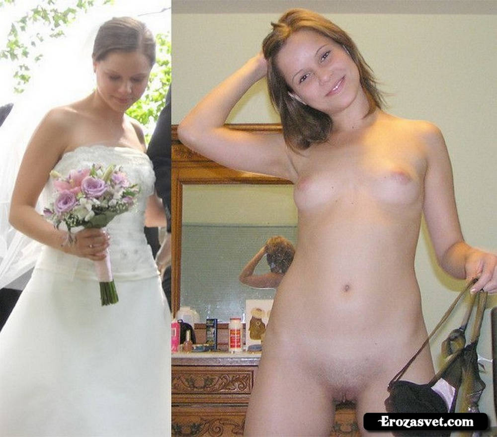 Голые русские невесты в платье,засветы невест
