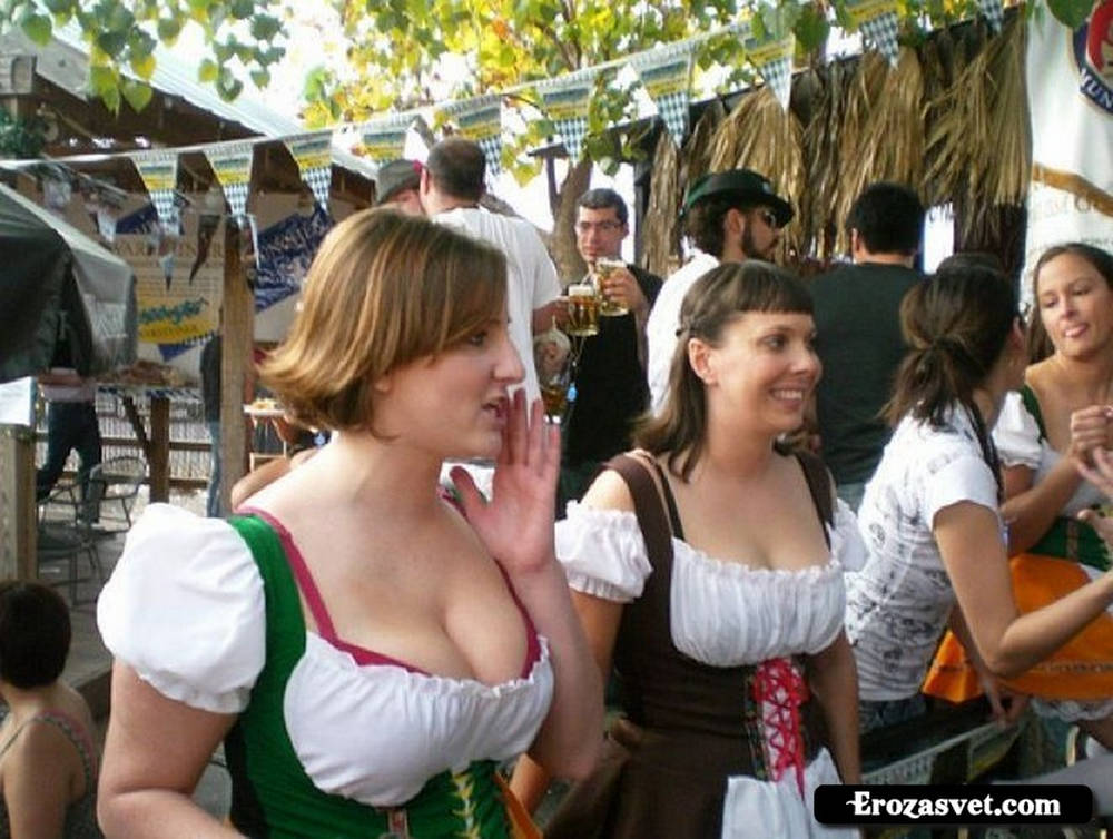 Девочки фестиваль пива Октоберфест (56 фото)