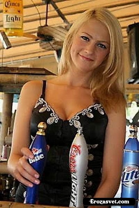 Сексуальный бармен девушка (29 фото)
